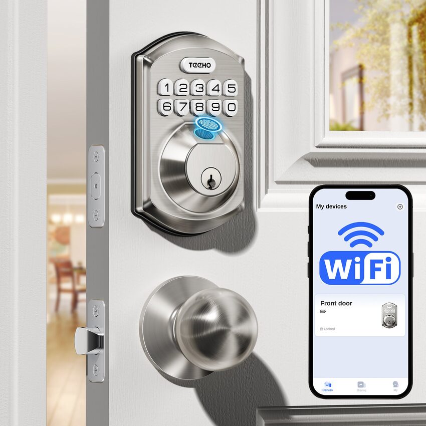 TEEHO TE012W-K WiFi Lever Lock (TE012W-K) thumbnail 3