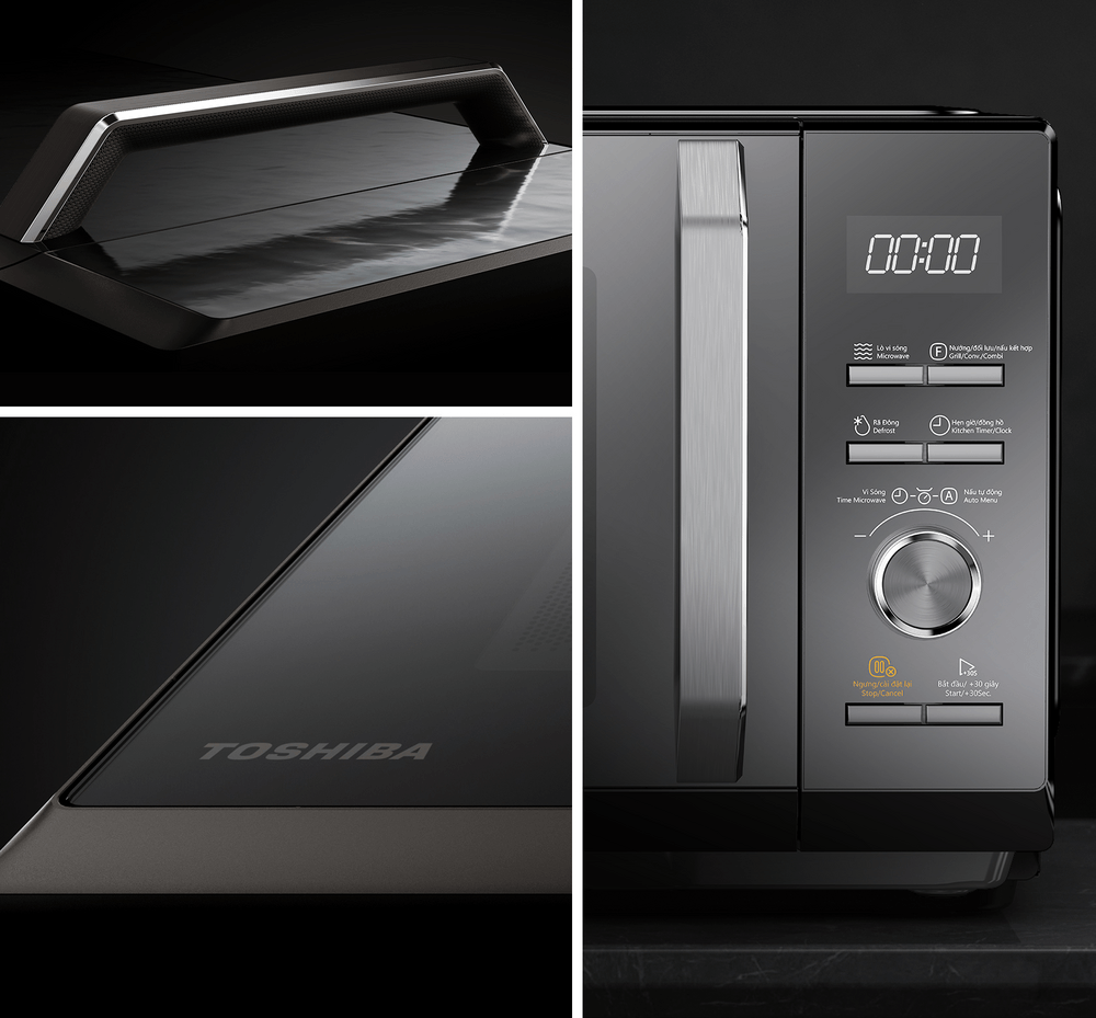 Lò vi sóng mặt gương Toshiba MW3-AC27PE(BM)VN