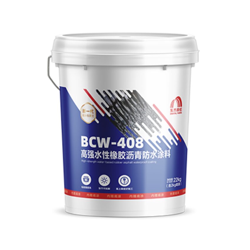 BCW-408 — High-strength water-based rubberized bitumen waterproof coating (BCW-408) thumbnail 3
