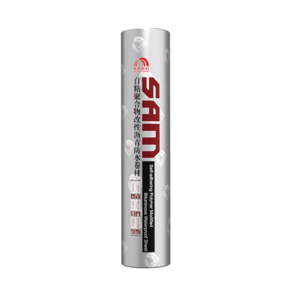SAM-920 — Self-adhesive polymer-modified bitumen waterproof membrane without reinforcement